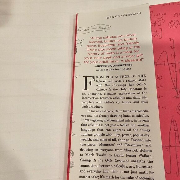 Change Is The Only Constant By Ben Orlin Hardcover Pre-owned - Picture 3 of 6